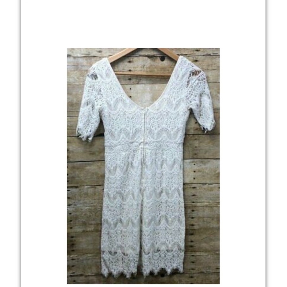 Pins. & needles small Crochet Dress small lined